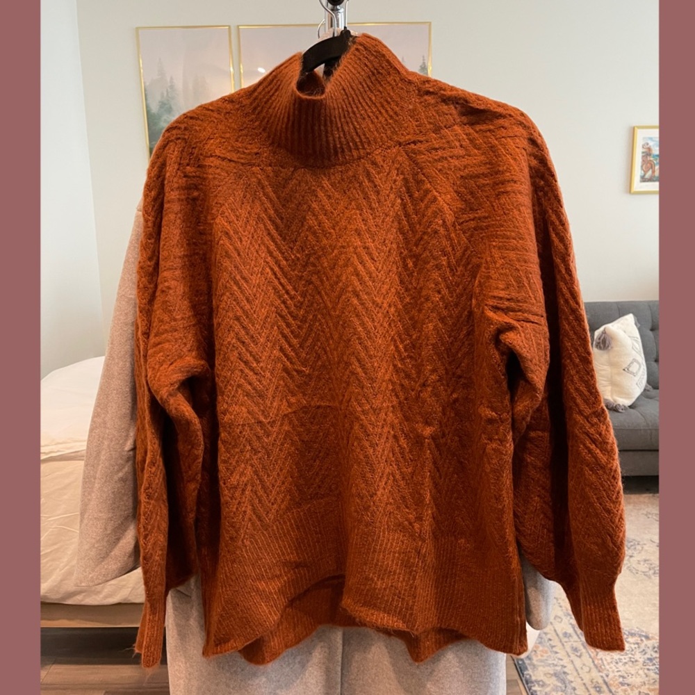 Abercrombie & Fitch Womens’s Cozy Mockneck Sweater